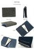 ZOO ZC-017 Made in Japan Genuine Elephant Leather Card CaseBusiness Card Holder, Bifold, Men's, Gray