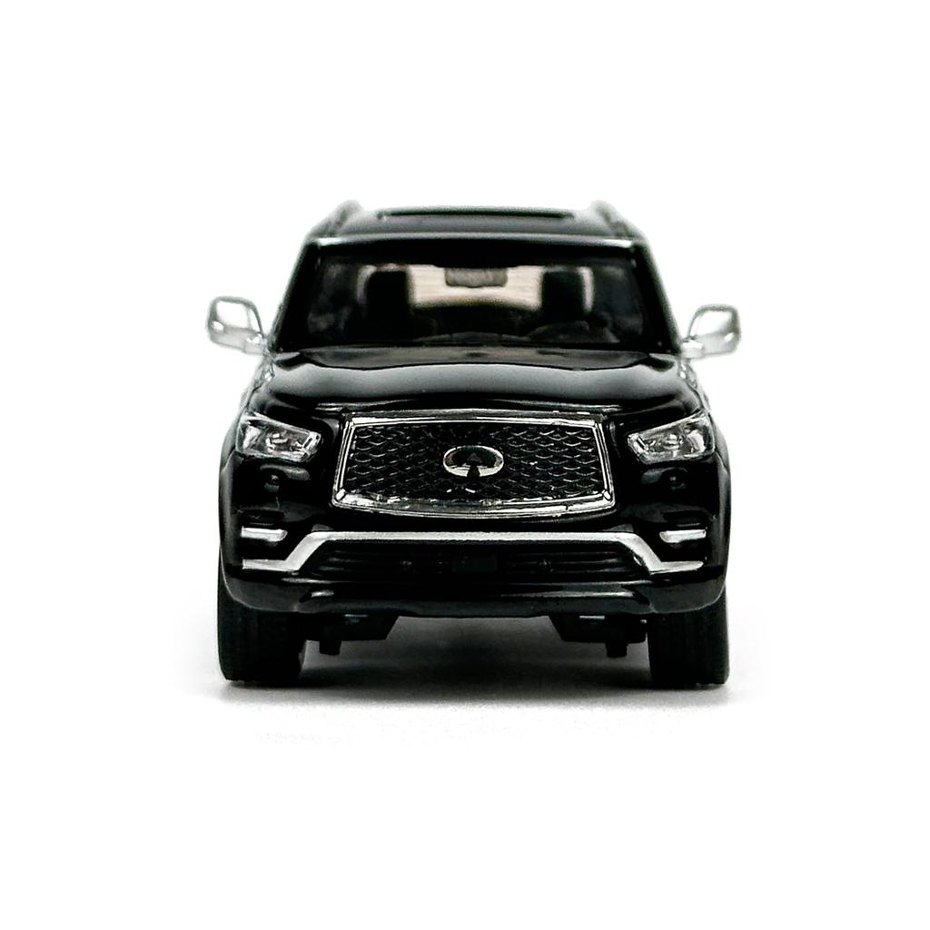 Paudi Model Mini Car Infiniti 2020 QX80 Collection Finished Product Black 1/64
