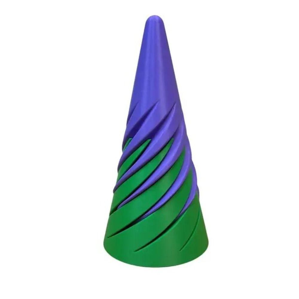 Math Games 3D Printed Spiral Cone Toy Intelligence Development Helix Screw Toy  for Kids