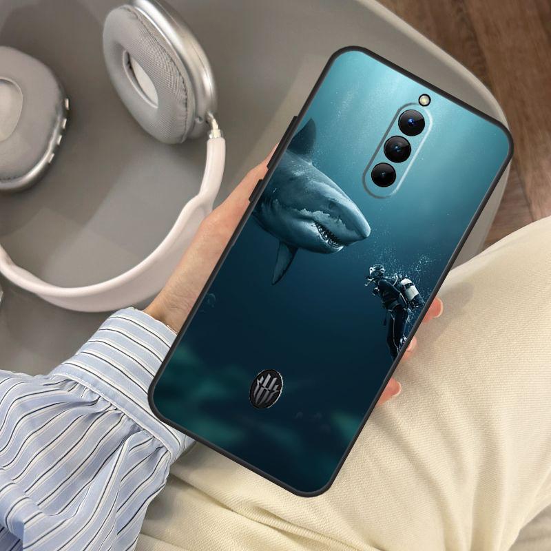 Shark and Killer Whale Case For ZTE Nubia Red Magic 10 8 8S 9 9S 10S 11 Pro Plus 6S 7S 6 7 Pro 5G 6R 10 Air Cover