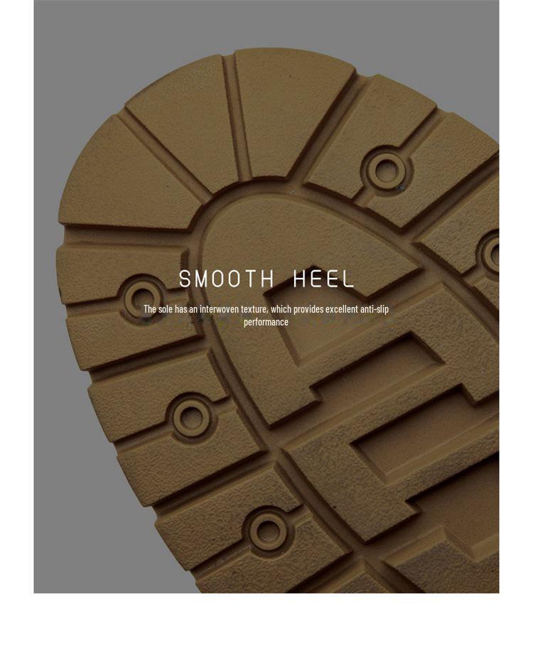 Pánské retro kožené martensky - Podzimní ležérní pouštní boty na zip se silnou podrážkou