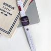 Moda Denim Kanvas Bant Apple Watch Serisi için Ultra 8 7 6 5 4 3 2 Se Toka Kayışı Iwatch 40 44mm 41 45mm 49mm Aksesuarları