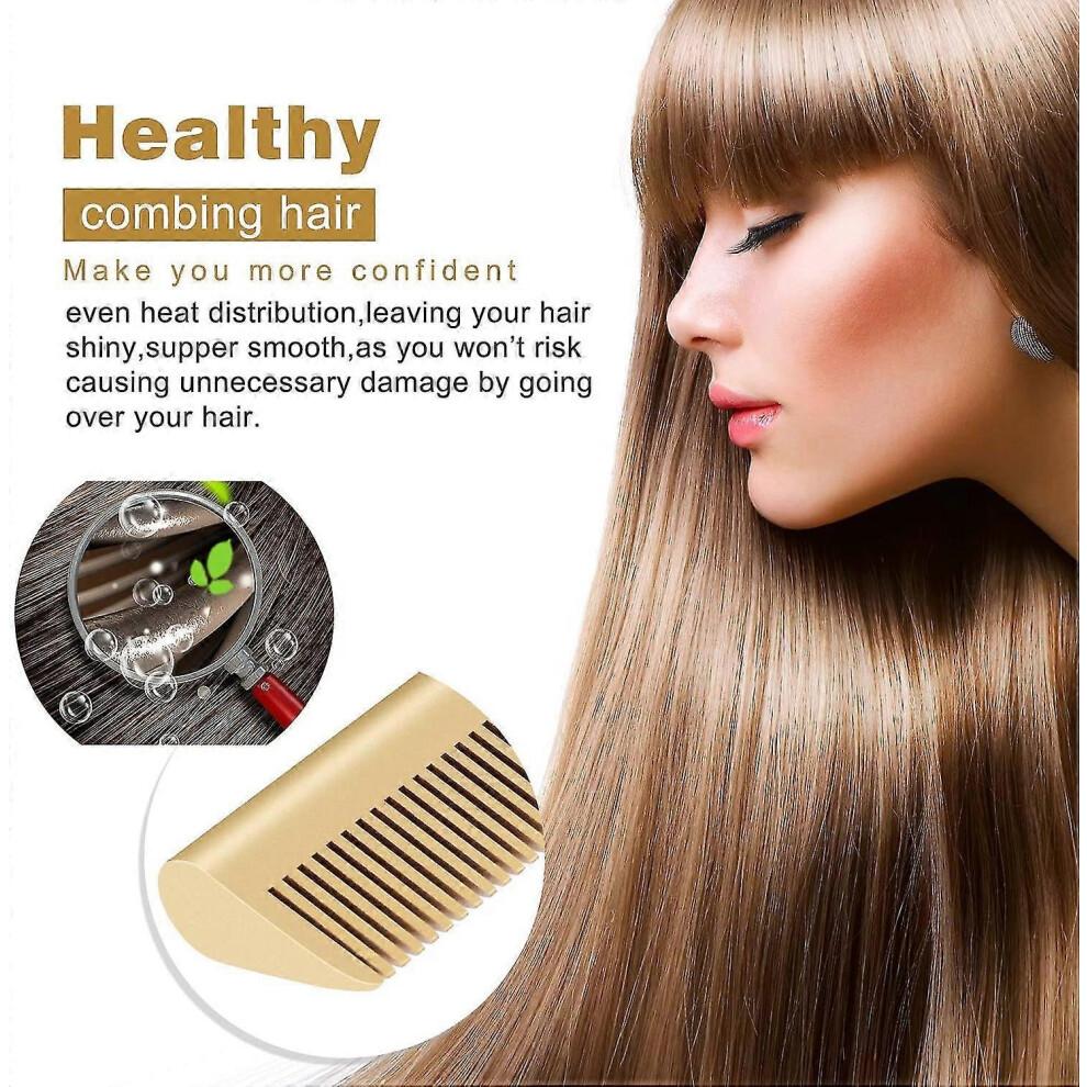Hot Comb Straighteners, Electric Hair Straightener for Thick Afro Hair, Wig, Beard, Hot Anti-scald Portable Curling1pc