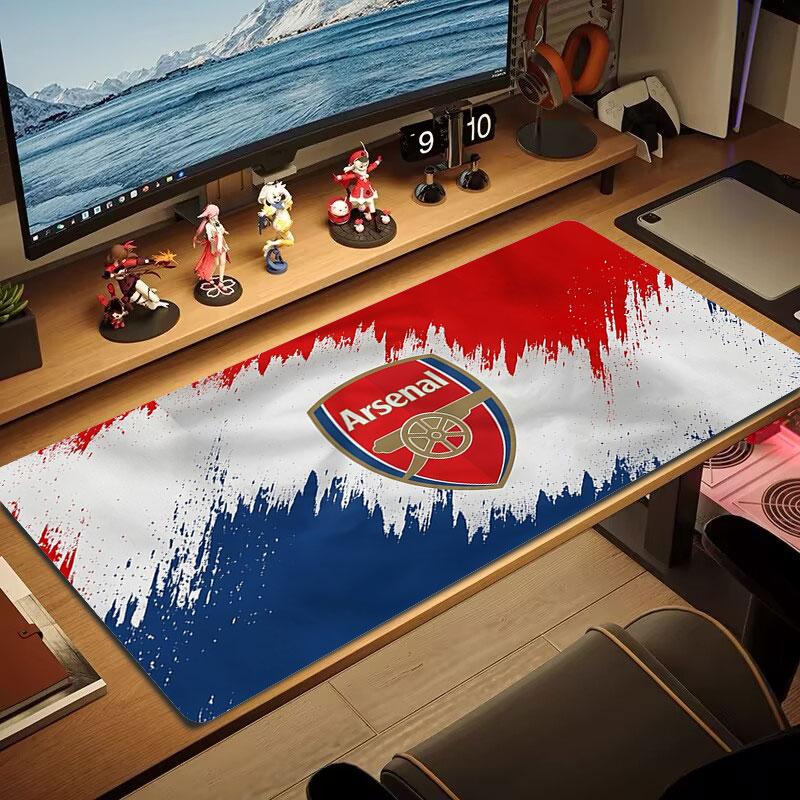 Arsenal F Large Size Mouse Pad Large Gaming Table Cushion Non-slip Laptop Tablet Big Mousepad XXL Mat Mini PC Playmat With Lock edge
