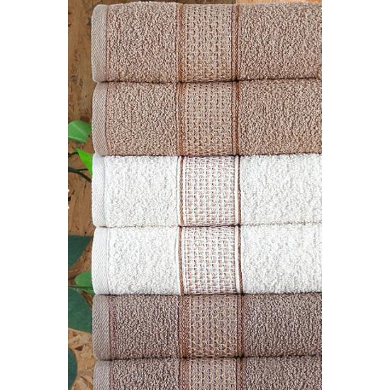 Sobeska 40x70 Cm 6 Pcs Hand And Face Towel Cotton