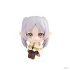 11CM Anime Sousou No Frieren Frieren Figure Look Up Doll Fern Cute Model Sitting Posture Toy Collection Aciton Figure Doll