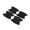 4pcs Door Handle Bowl Cover Trim Carbon Fiber Protector Anti Scratch Stickers for Car Truck Universal