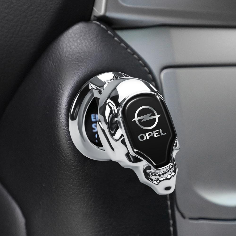 1Pcs Car rq178 Engine Start Stop Button Cover Blade-type Rotatable Decoration Cover For OPEL Zafira Astra Mokka Movano Vectra Insignia