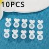 2Pcs Silicone Earring Backs For Heavy Earrings, Invisible Lift Support Pads For Droop-Free Ear Lobe, Secure Earring Lifters For Studs & Danglers