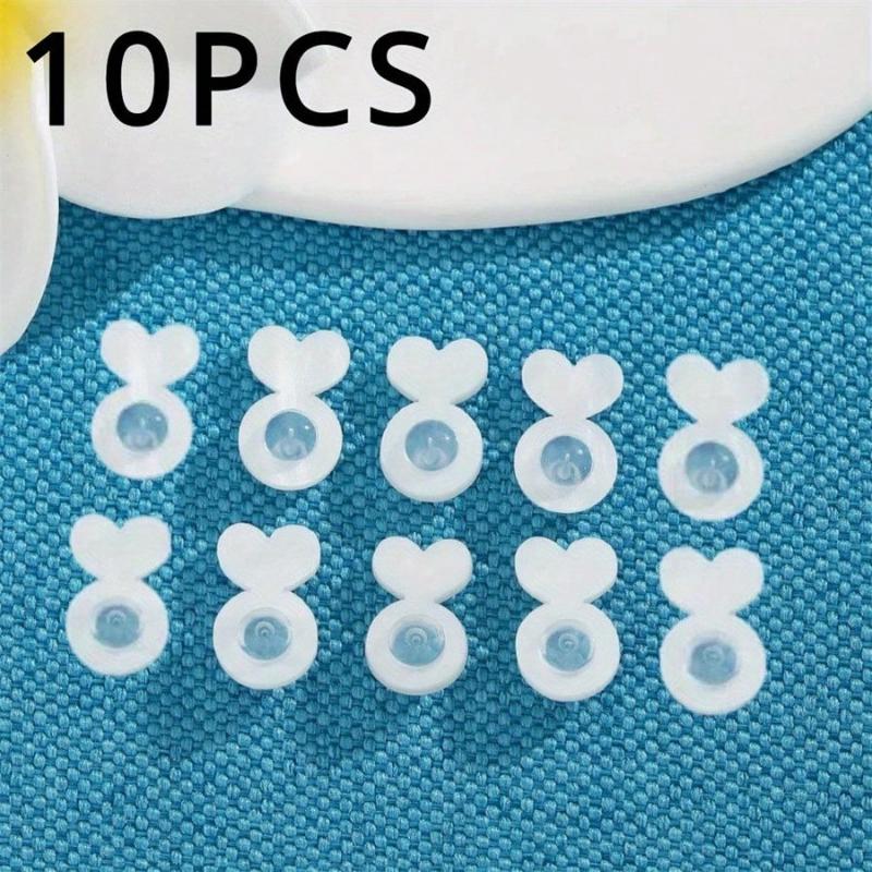 2Pcs Silicone Earring Backs For Heavy Earrings, Invisible Lift Support Pads For Droop-Free Ear Lobe, Secure Earring Lifters For Studs & Danglers