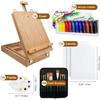 Acrylic Paint Set - Samoart - 27 Pieces - Table Easel - Non-toxic - for Children