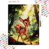 Disney Diamond Painting Kit Classic Forest Friends Home Decor Craft Perfect Gift Idea Diamond Art, Vibrant Nature Scene