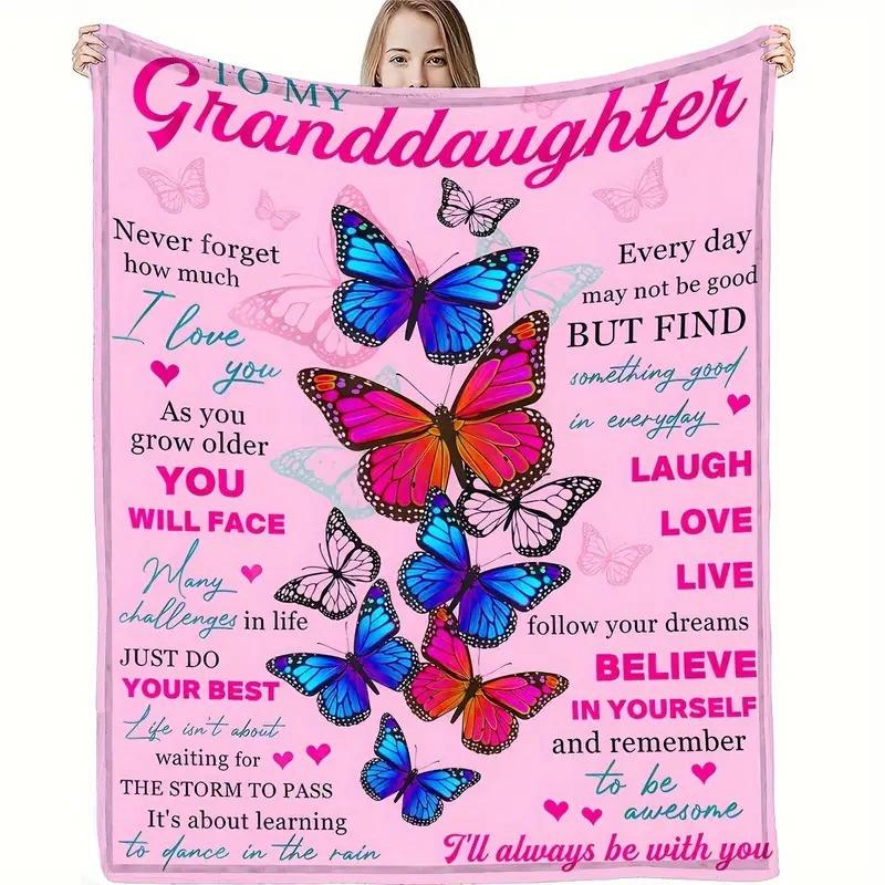 

Colored butterfly envelopes Printed Blanket for Sofa Bed Travel Camping Living Room Office Conditioning Blanket 75x90cm