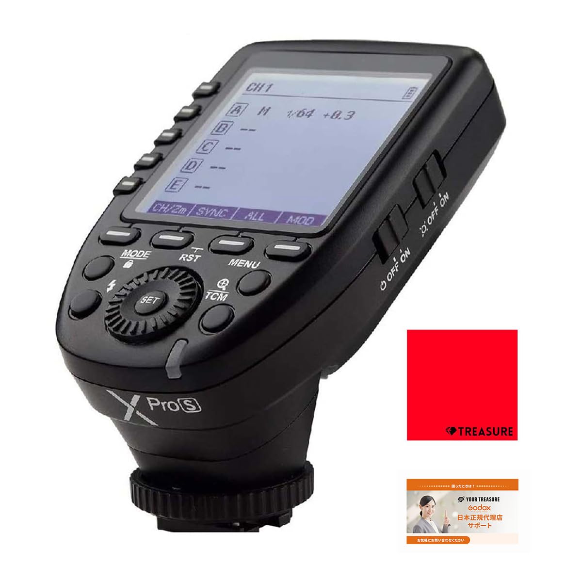 

Japan Authorized Distributor Godox XproS Flash Trigger Compatible with SONY Japanese Instruction Manual Xpro-S [Cross Set]