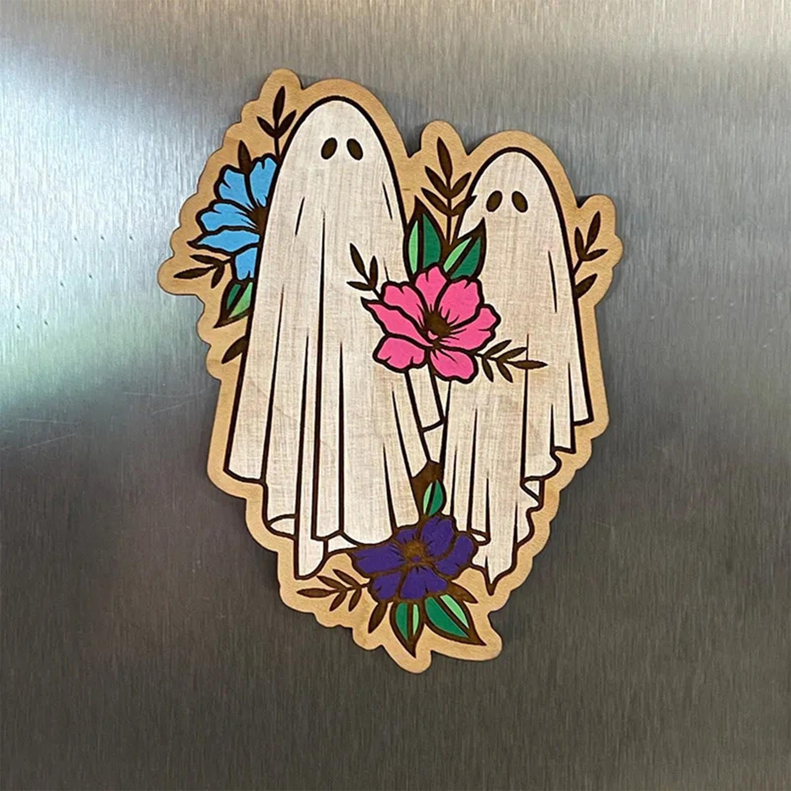 

7 штук Хэллоуинские магнитные наклейки, Хэллоуинское магнитное украшение Шляпа ведьмы Надгробный камень Хэллоуинские наклейки на холодильник Для холодильника Гаража One Size