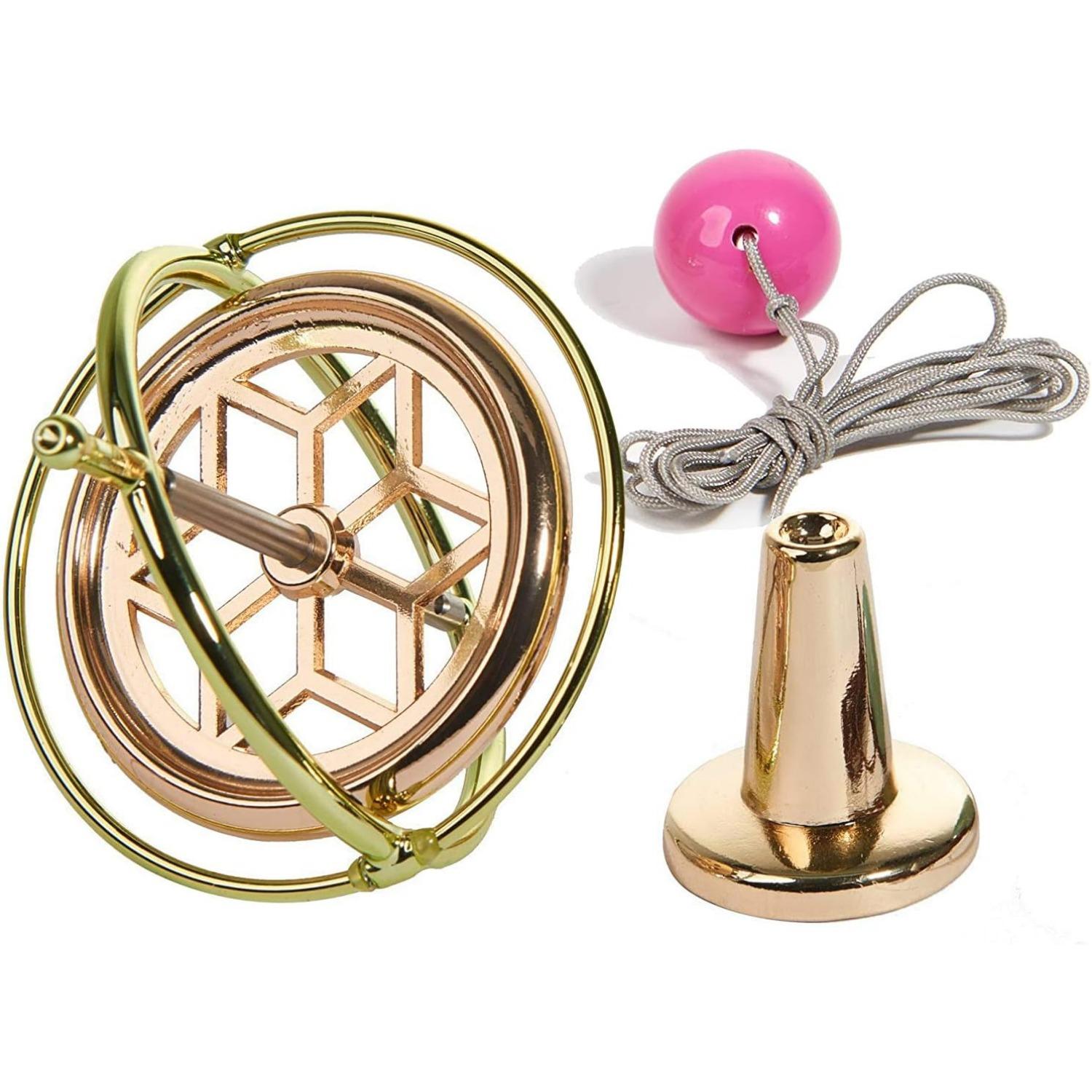 

Точный гироскоп металлический антигравитационный волчок балансировочная игрушка образовательный подарок AG002 9.27*7*7cm золотой