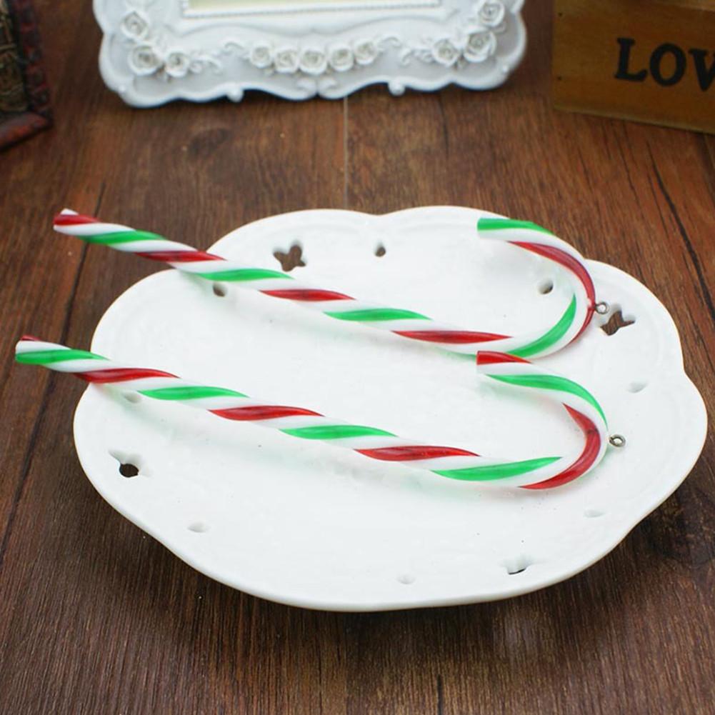 Hochwertiger Zuckerstangen-Weihnachtsbaum-Hängedekor 15CM PS-Ornamente