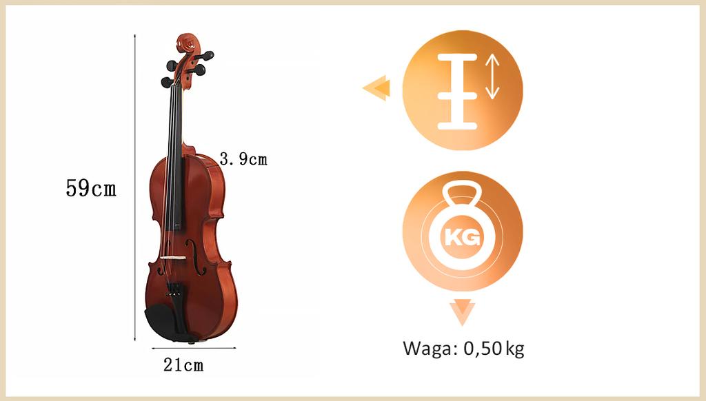 MusicMate MM-VN150 SonataVibes 4/4 Violin