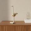 Crane Figurine Modern Luxury Statue Desktop Display Long Neck Bird Sculpture for Living Room,