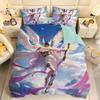Gamer Digital-monsters Beding Set Digimon Soft with Soft Fabric Duvet Cover Plus Pilowcases Unfiled Single Double Bed Children Young Gift