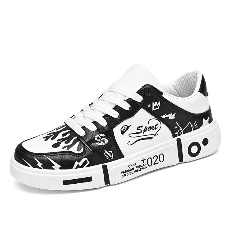 2024 New Street Fashion Home Graffiti Soft Sole Sportovní boty Pánské běžecké boty Outdoor Nové pánské vycházkové boty Doprava zdarma