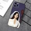 L-Lana Del Rey Singer Phone Case For Apple iPhone 15,14,13,12,11,XS,XR,X,8,7,Pro,Max,Plus,mini Silicone Black Cover