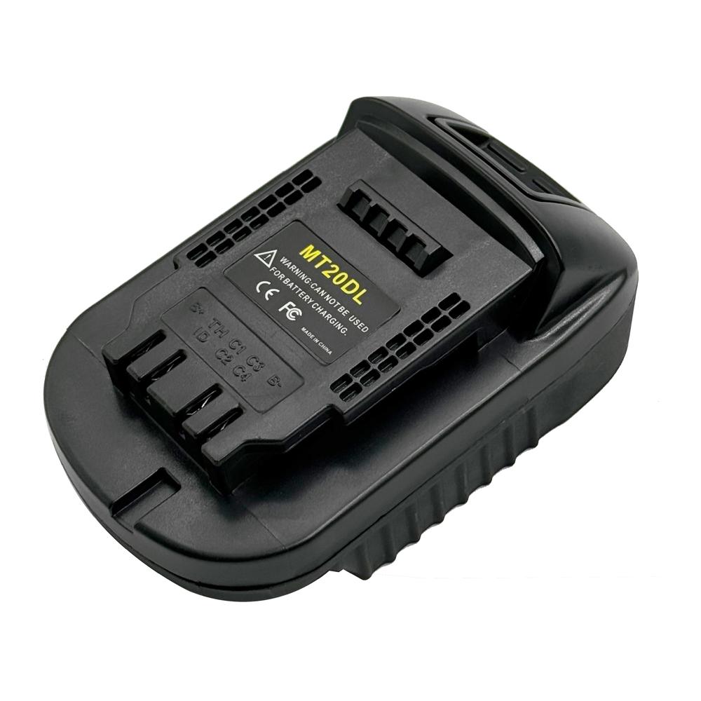 MT20DL Battery Adapter For Makita 18V Bl1830 Bl1860 Bl1815 Li-Ion Battery Convert to For Dewalt 18V 20V Li-Ion Battery tool