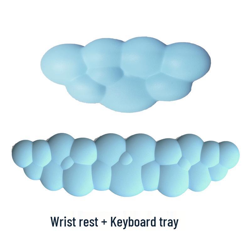 Silicone Mouse Pad & Leather Wrist Rest Combo