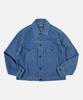 FRIZMWORKS Sashiko Denim Trucker Jacket _ Mid Blue