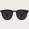 Protective Glasses Fashion Square Sunglasses Women Cat Eye Brand Desgin Sun Glasses Black Rivet Female Shades Eyeglasses UV400