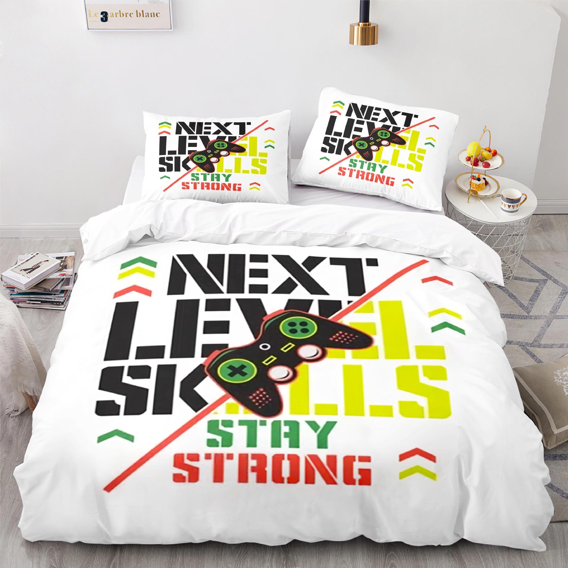 

Cool Gamepad 3D Bedding Set Duvet Cover Pillowcases Polyester Quilt Cover Room Decor For Teens Single Double Twin Queen King Eu Single135x200cm