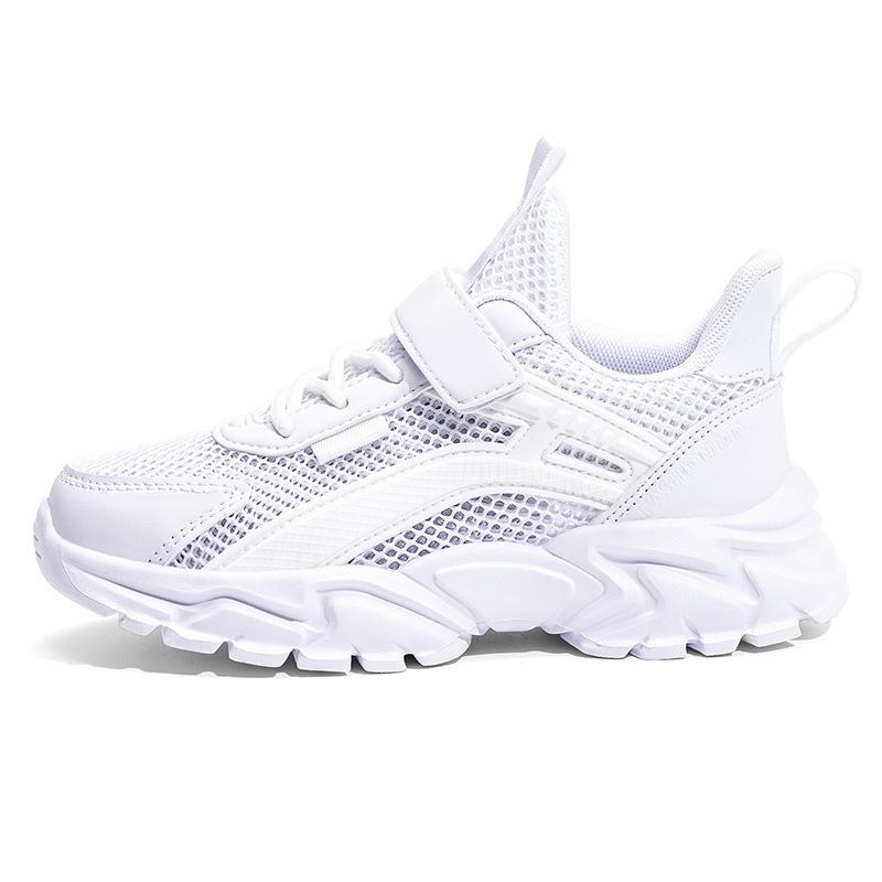 Comfortable Korean version of fashion girls white shoes running shoes breathable sports shoes casual shoes mesh boys