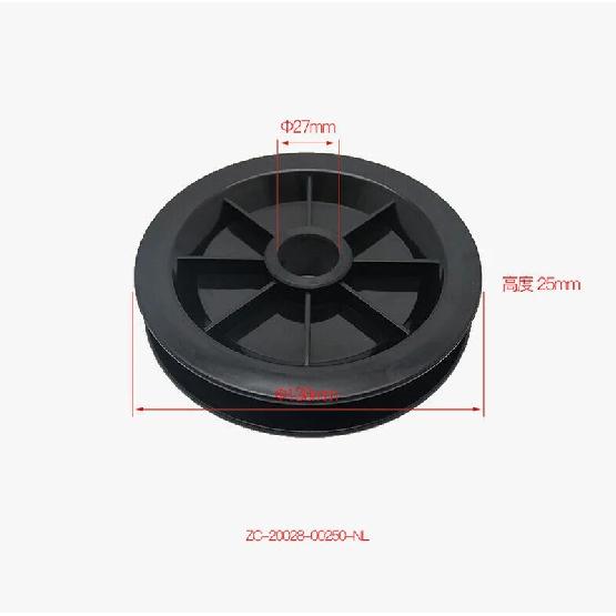 Forklift Mast Oil Pipe Guide Wheel Nylon Wheel Pulley Hole 27 ABS 20028-00250