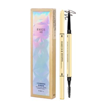 Aopoka Eyebrow Pencil 3 Colors Waterproof Eyebrow Pencil Fall Off Sweat and Water Resistant Eyebrow Pencil Long Lasting Eyebrow Shaping Natural Finish