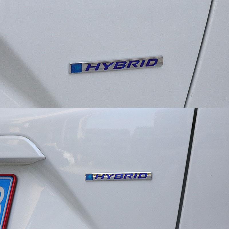 3D Premium HYBRID for Car Fender Trunk Rear Bonnet Decal Emblem Badge Sticker Accessories