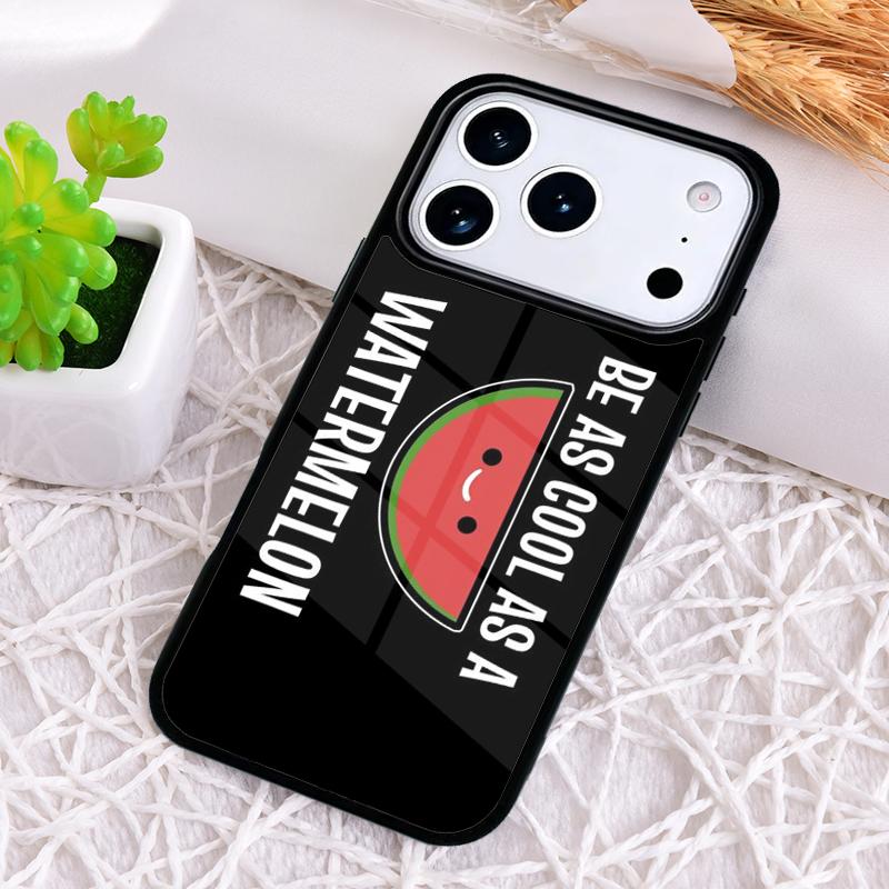 Cute Watermelon Pattern Phone Case for iPhone 17 Air 16 15 11 12 14 13 Pro Max Shockproof Cover