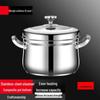 Yingbai 316 Stainless Steel Multi-Function Steamer & Soup Pot