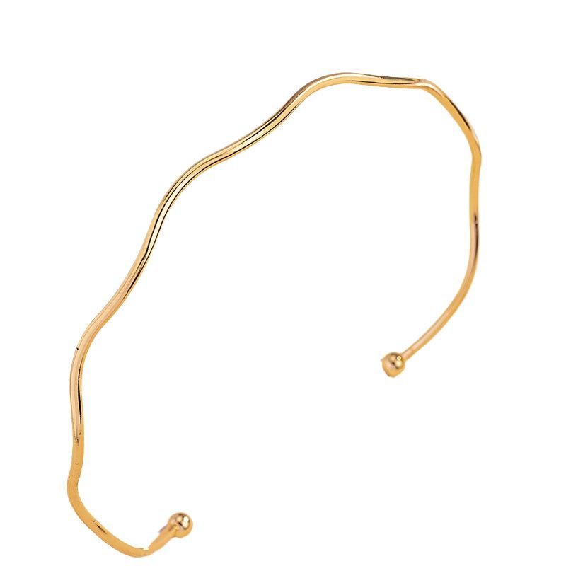 Korean-Style Geometric Irregular Choker: Retro, Cold, Niche Design for Women's Street Fashion