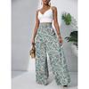 2026 Summer Casual Pants Printed Wide-Leg Pants New Women's Fashion