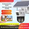 360° Solar Surveillance Camera - HD Night Vision, Remote Access, Wireless 4G for Outdoor Home Security.