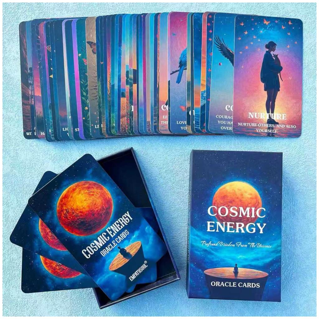 Cosmic Oracle Guide to Cosmic Inner Spiritual and Universal Wisdom for Daily Reading and Meditation Cards, Beginner's Messages, Strength, Guidance,