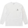 Gramicci One-Point Logo Long Sleeve Tee G5FUT100 WHITE M