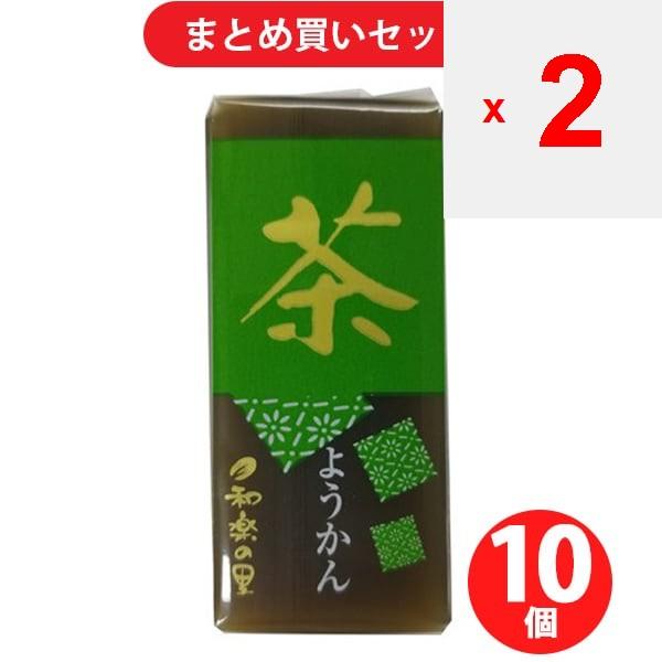 rice dealer Waraku no Sato Mini Yokan Tea 57g 10 pieces Wagashi
