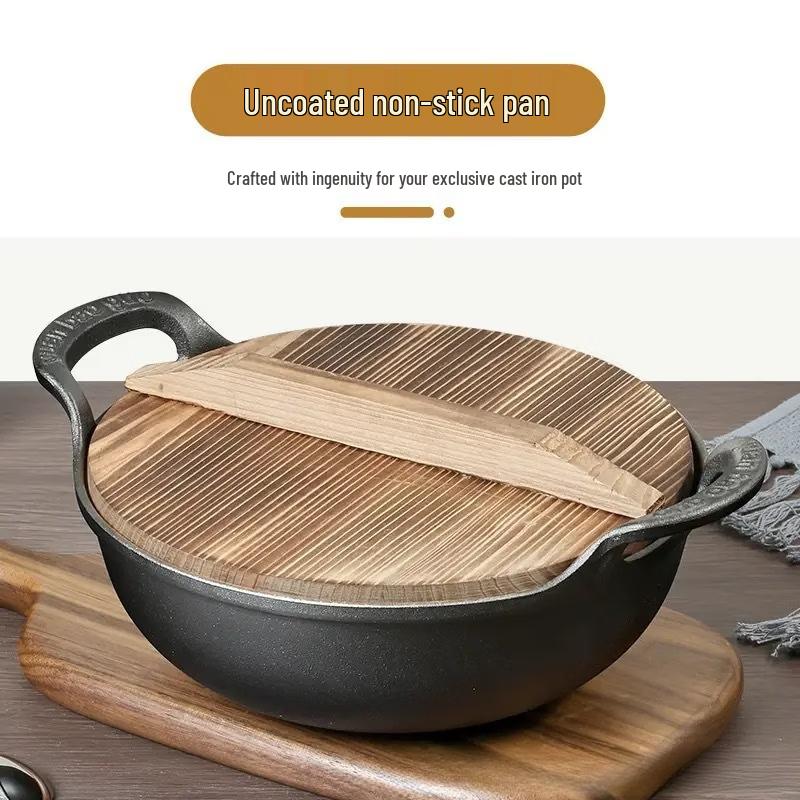 Zhi Shi Little Steel Cannon Cast Iron Soup Pot