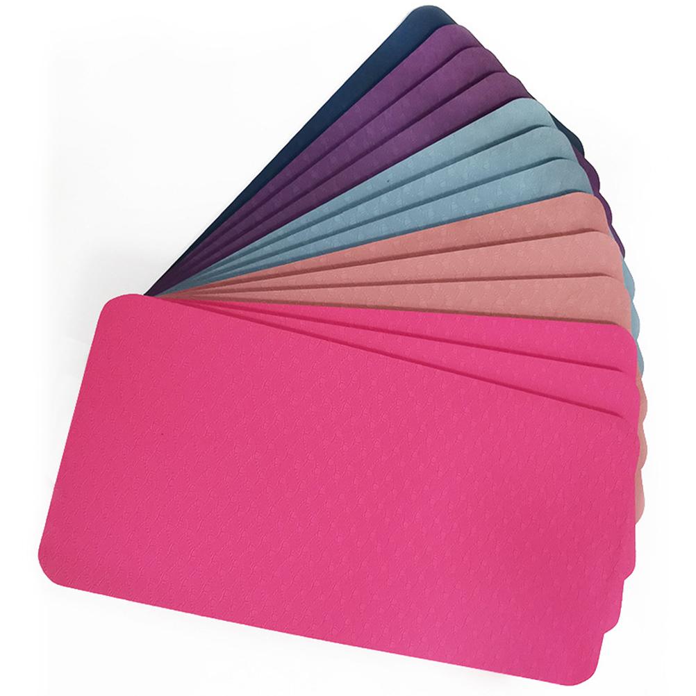 TPE Yoga Mat Non Slip Gymnastics Mat Training Mat Exercise Mat Lightweight Yoga Mat Sports Mat for