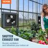 Shutter Exhaust Fan Shop Exhaust Fan 254mm Remote Control Wall-mount EC