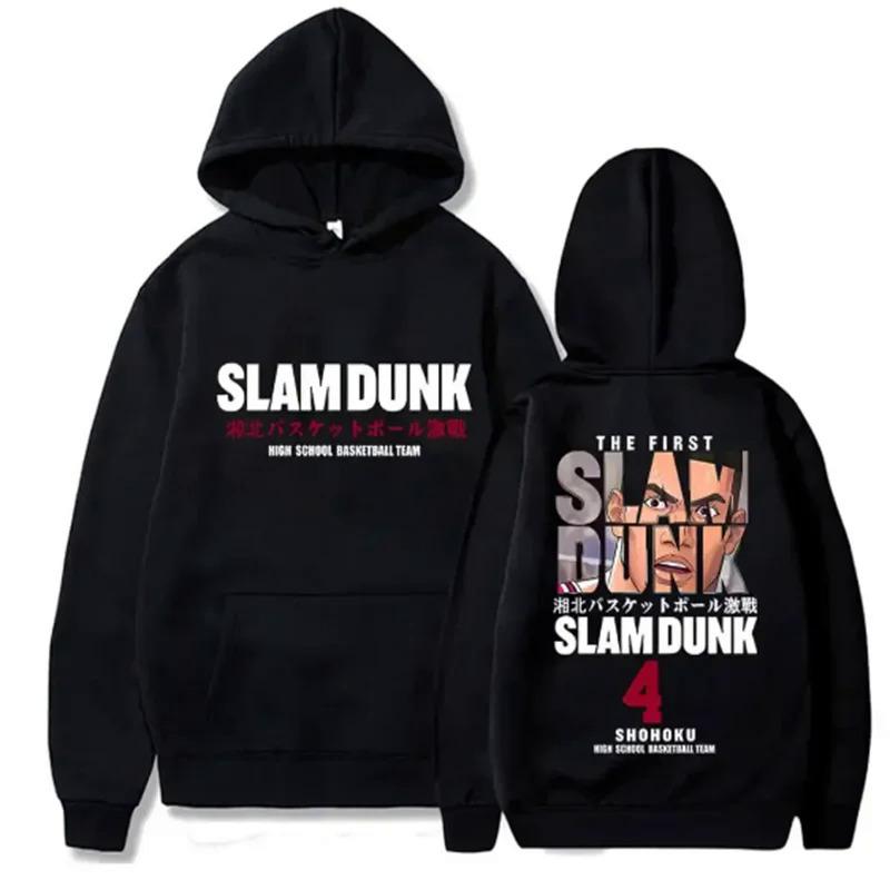 Anime Slam Dunk Hoodies de lã, pulôver Hoodies
