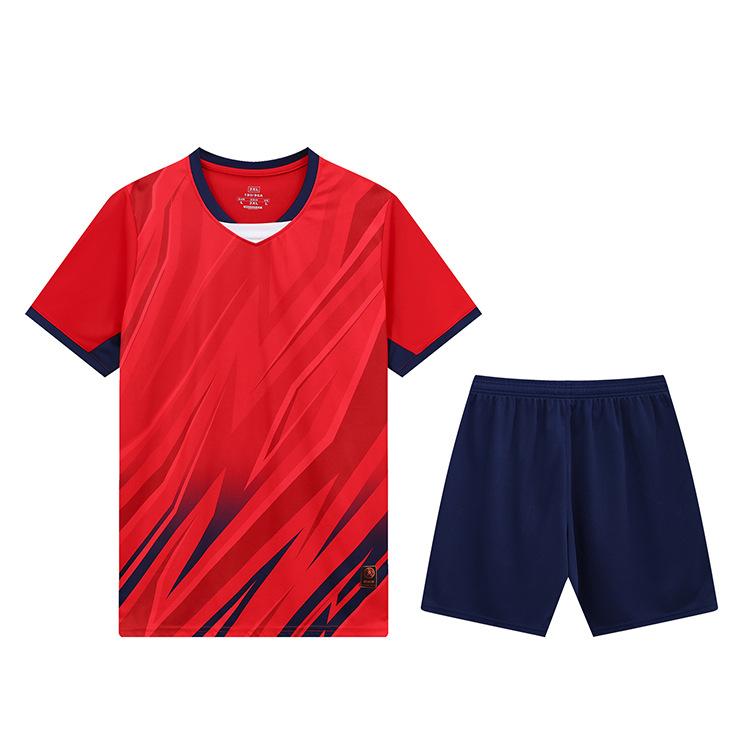 

Football Suit, Boys And Girls Game Sports, Kindergarten Training Suit, College Students Short-Sleeved Jersey, Quick-Drying 4XS красный