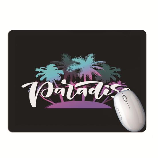 Prémiová stolní podložka pod myš měkký černý hladký povrch