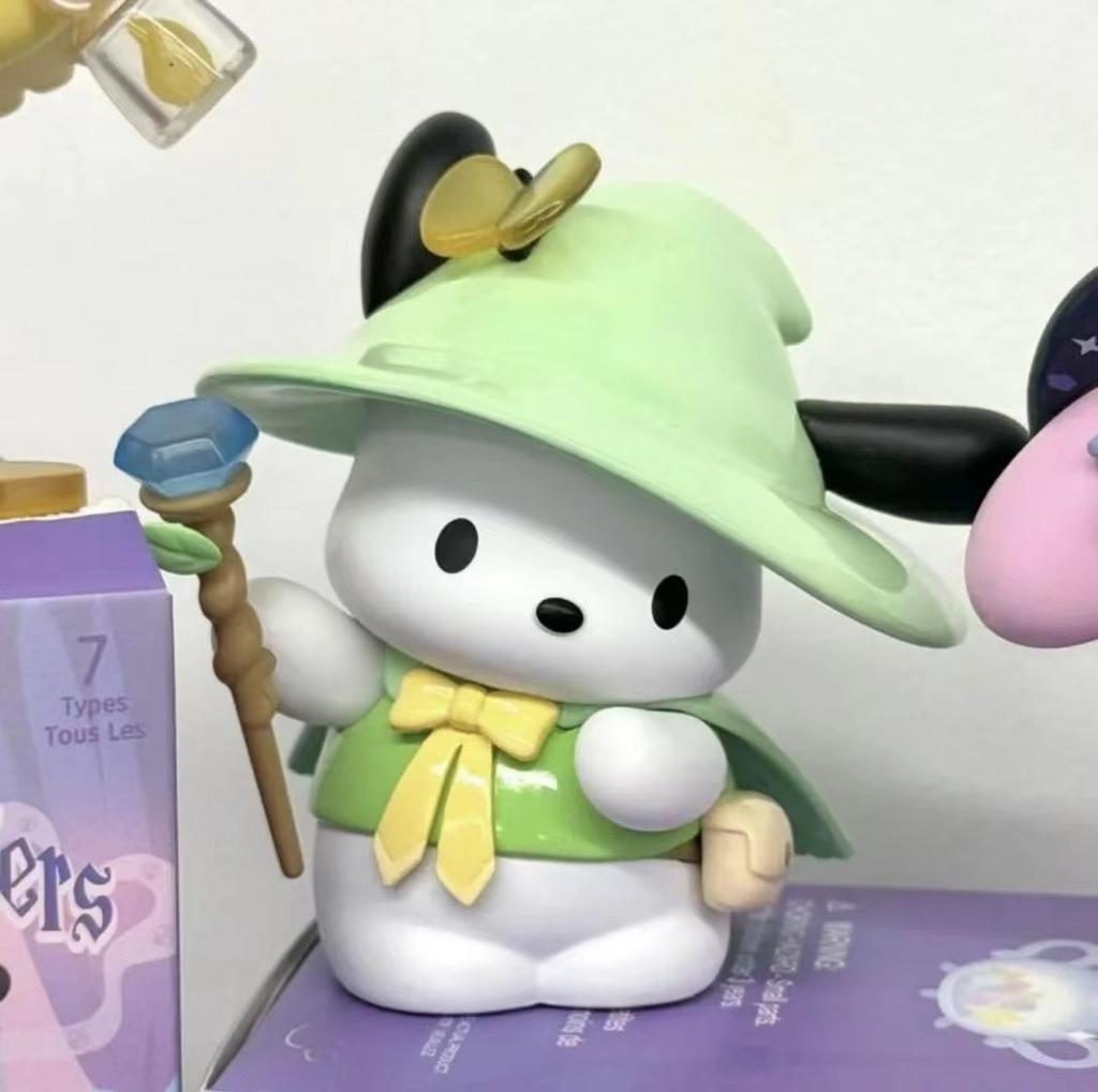 Sanrio Blind Box Cartoon Kuromi Doll Lucky Divination Anime Series Action Figure Model Doll Child Toy Desktop Decor Birthday Gif